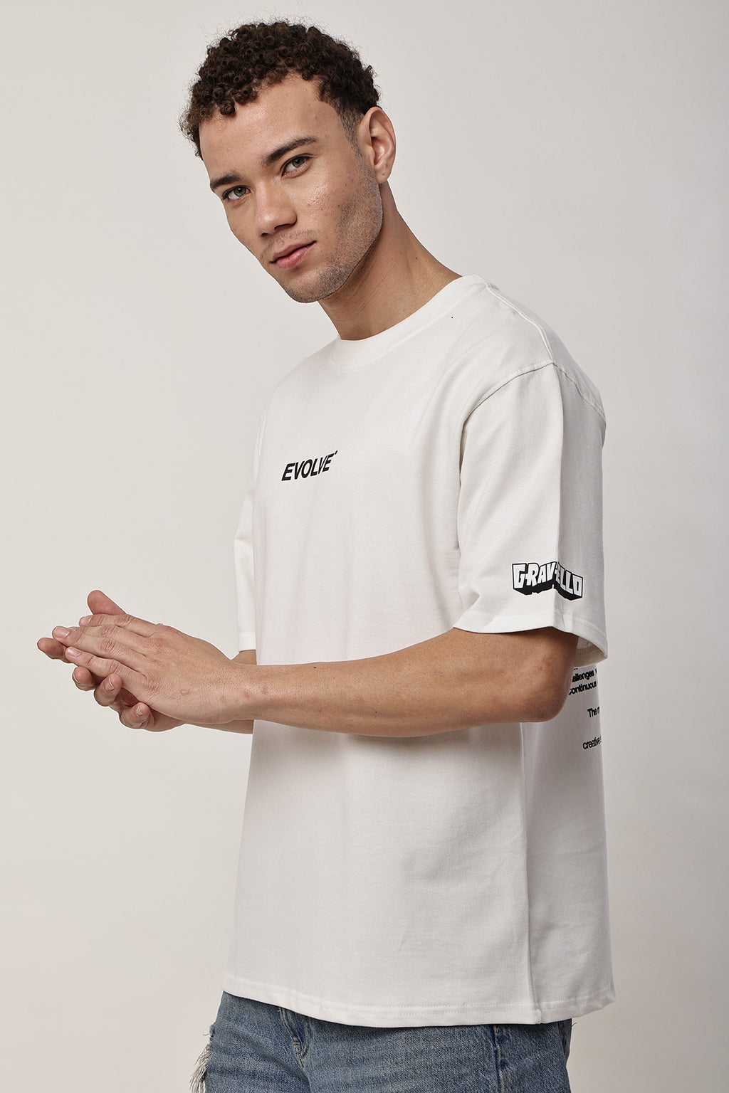 EVOLVE Oversized MENS T-Shirt - GRAVELLO