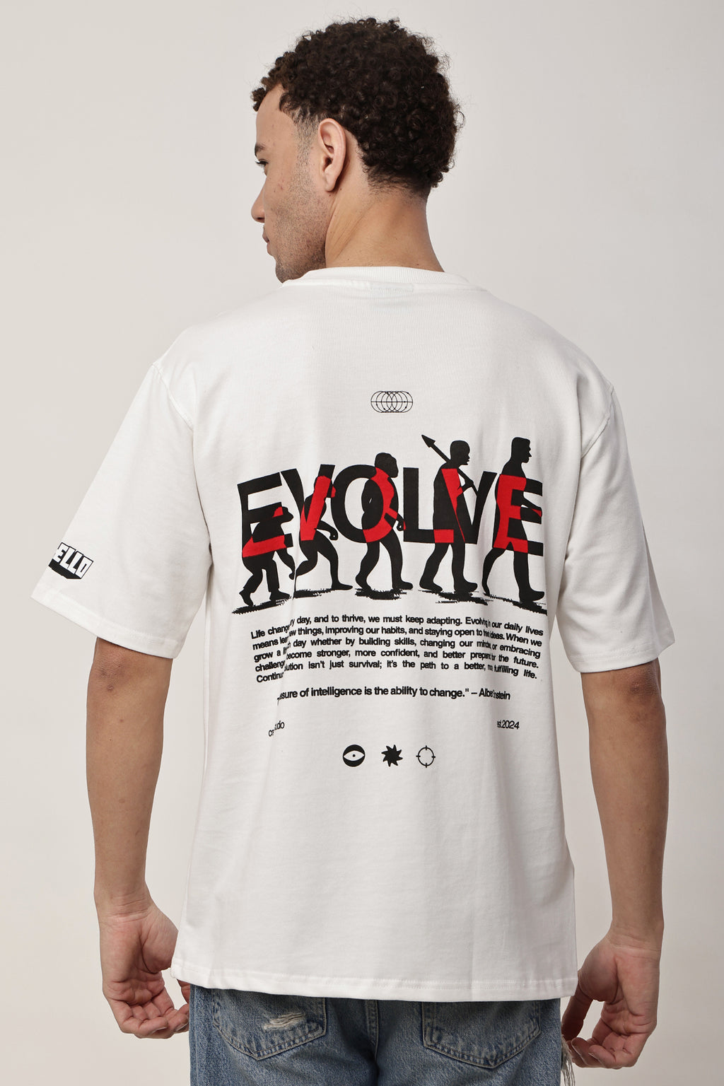 EVOLVE Oversized MENS T-Shirt - GRAVELLO