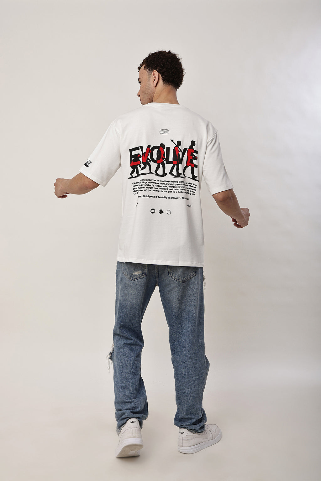 EVOLVE Oversized MENS T-Shirt - GRAVELLO