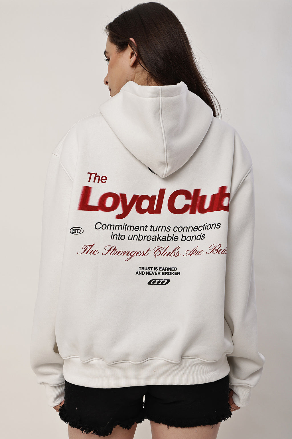 LOYAL CLUB Oversized WOMENS Hoodie - GRAVELLO