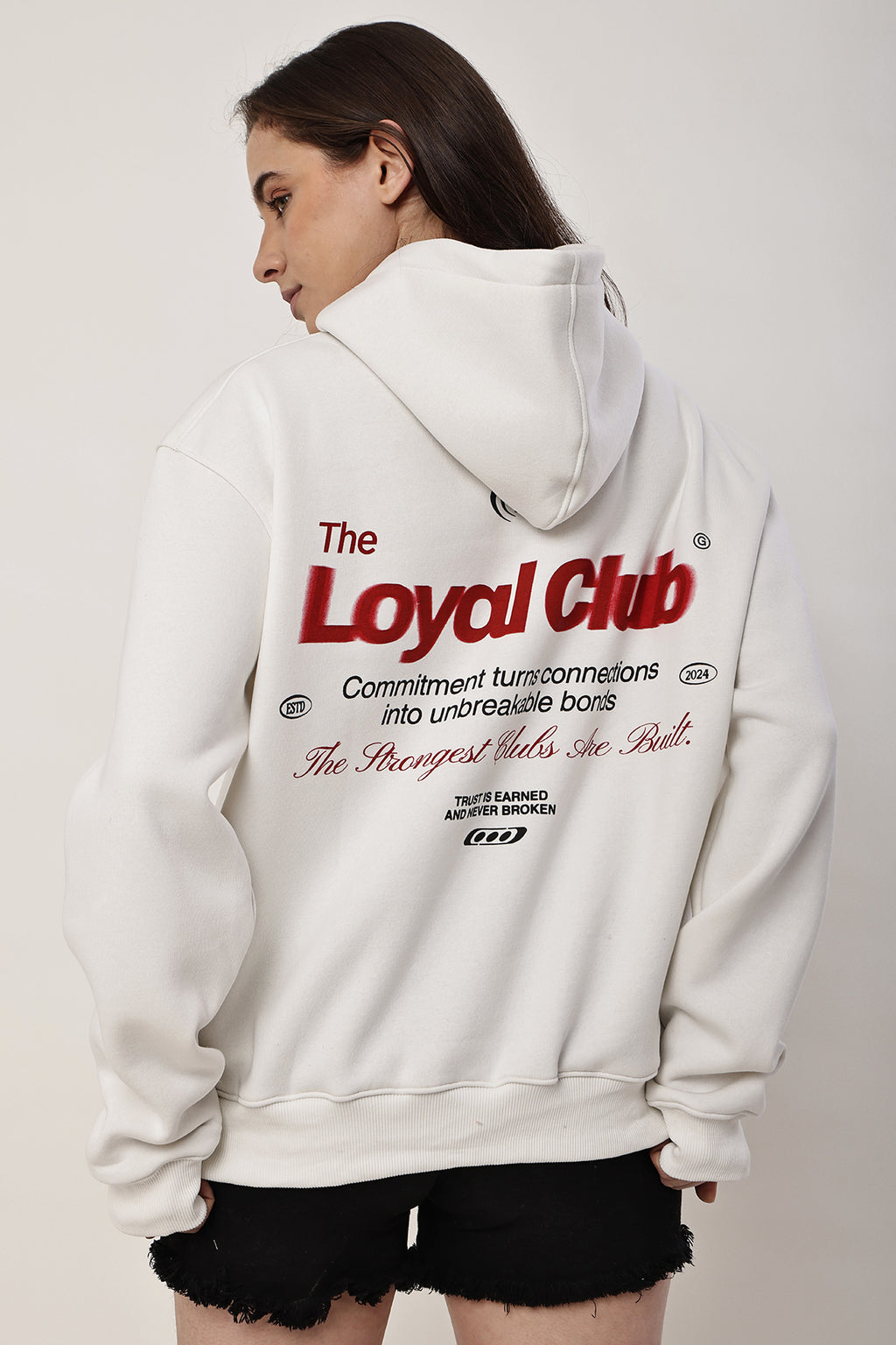 LOYAL CLUB Oversized WOMENS Hoodie - GRAVELLO