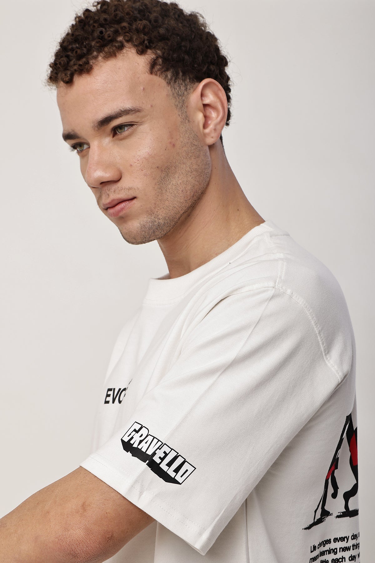 EVOLVE Oversized MENS T-Shirt - GRAVELLO