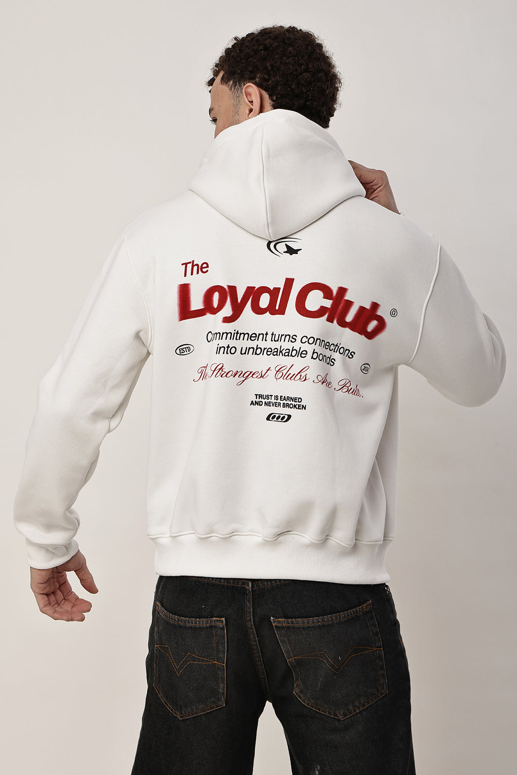 LOYAL CLUB Oversized MENS Hoodie - GRAVELLO