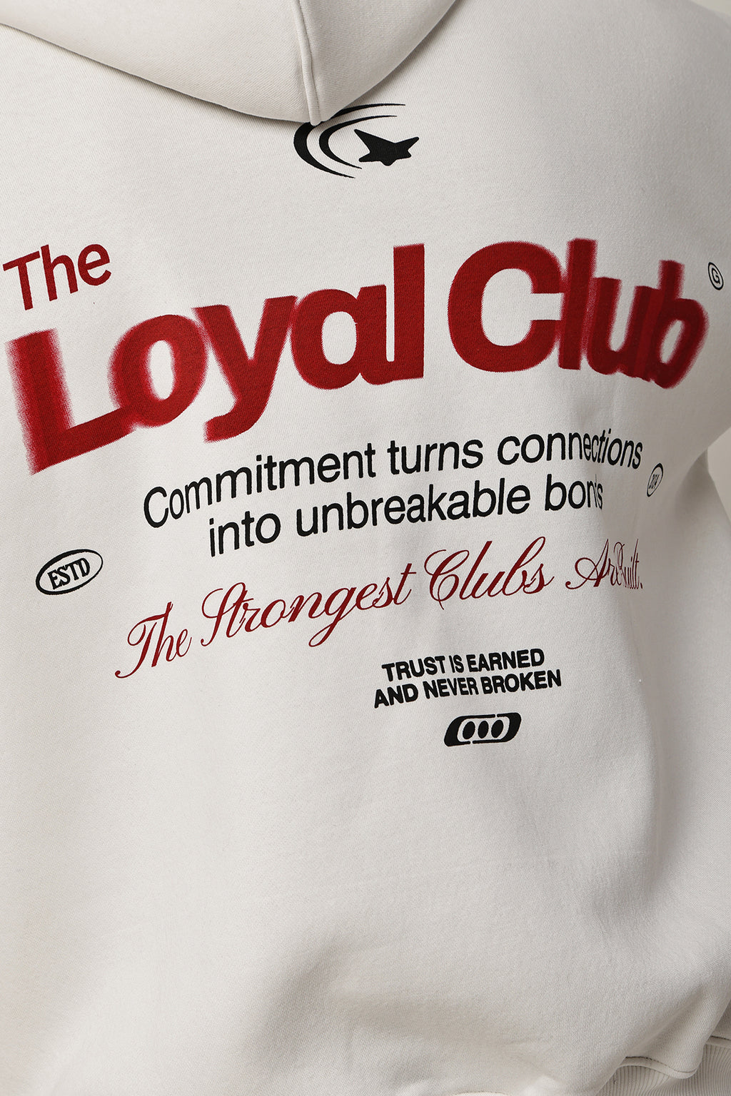LOYAL CLUB Oversized MENS Hoodie - GRAVELLO