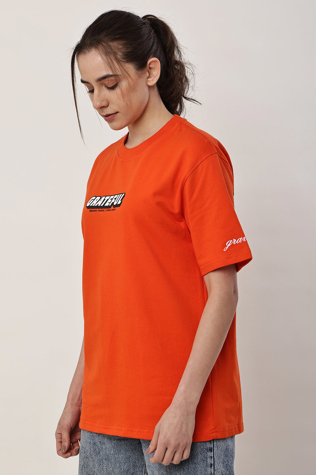 GRATEFUL Oversized WOMENS T-Shirt - GRAVELLO