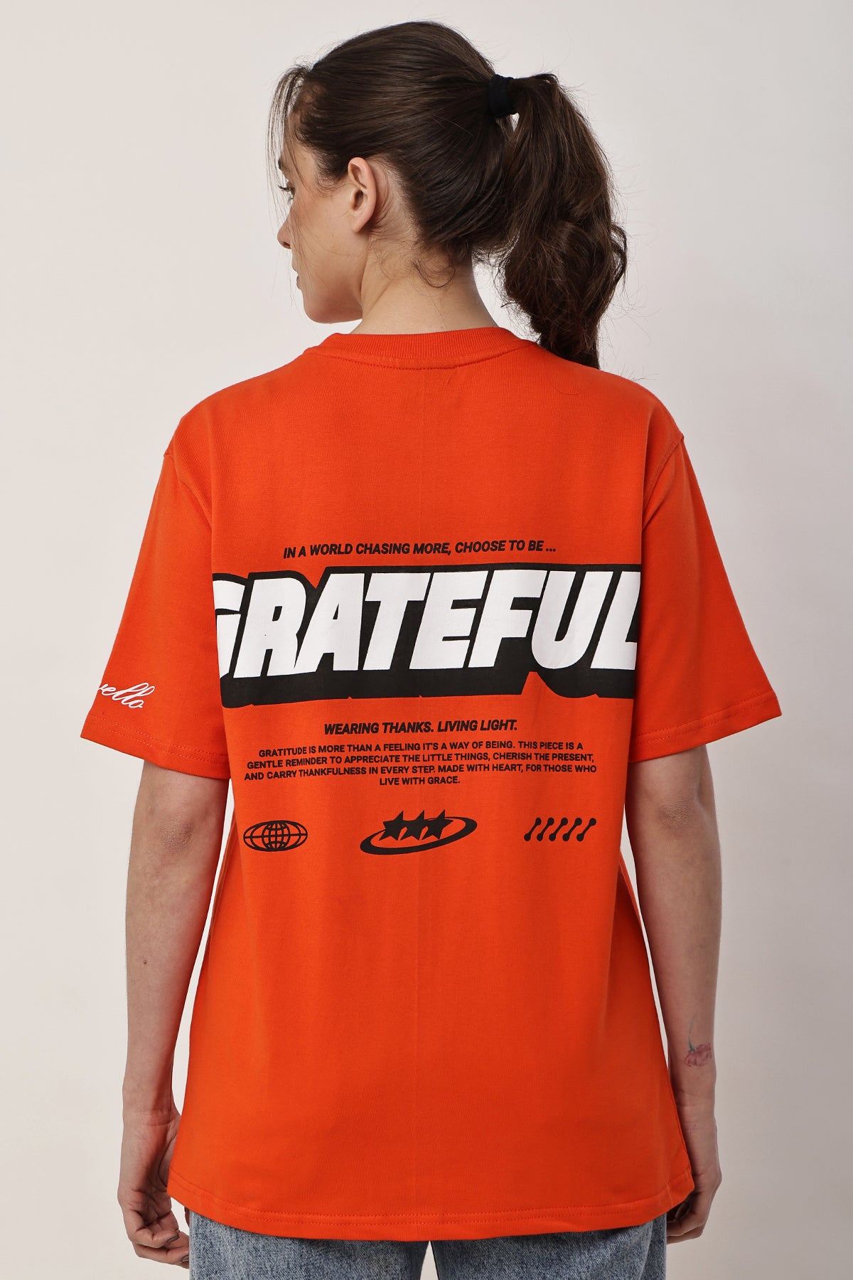 GRATEFUL Oversized WOMENS T-Shirt