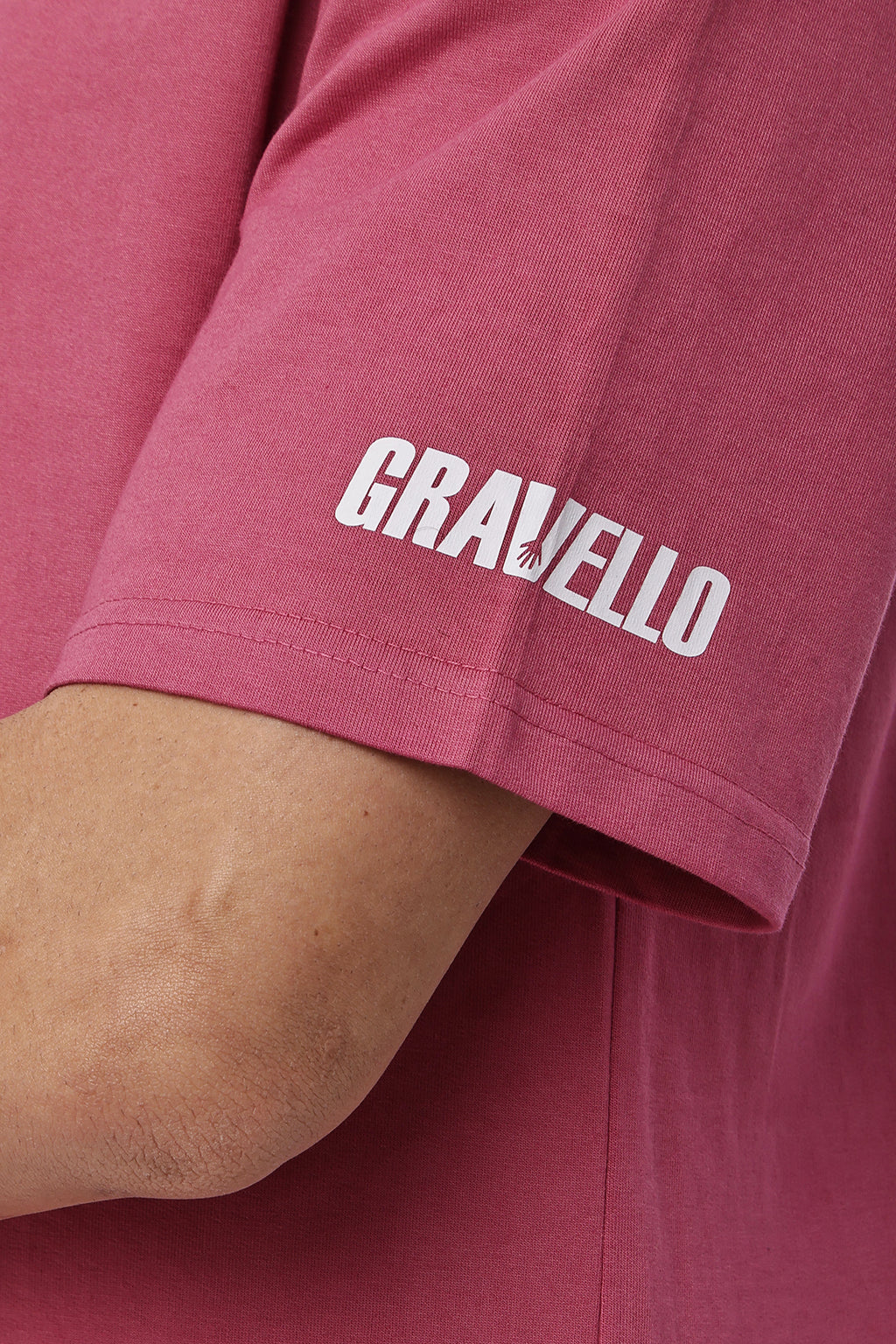 Magenta Solid MENS Oversized T-Shirt - GRAVELLO