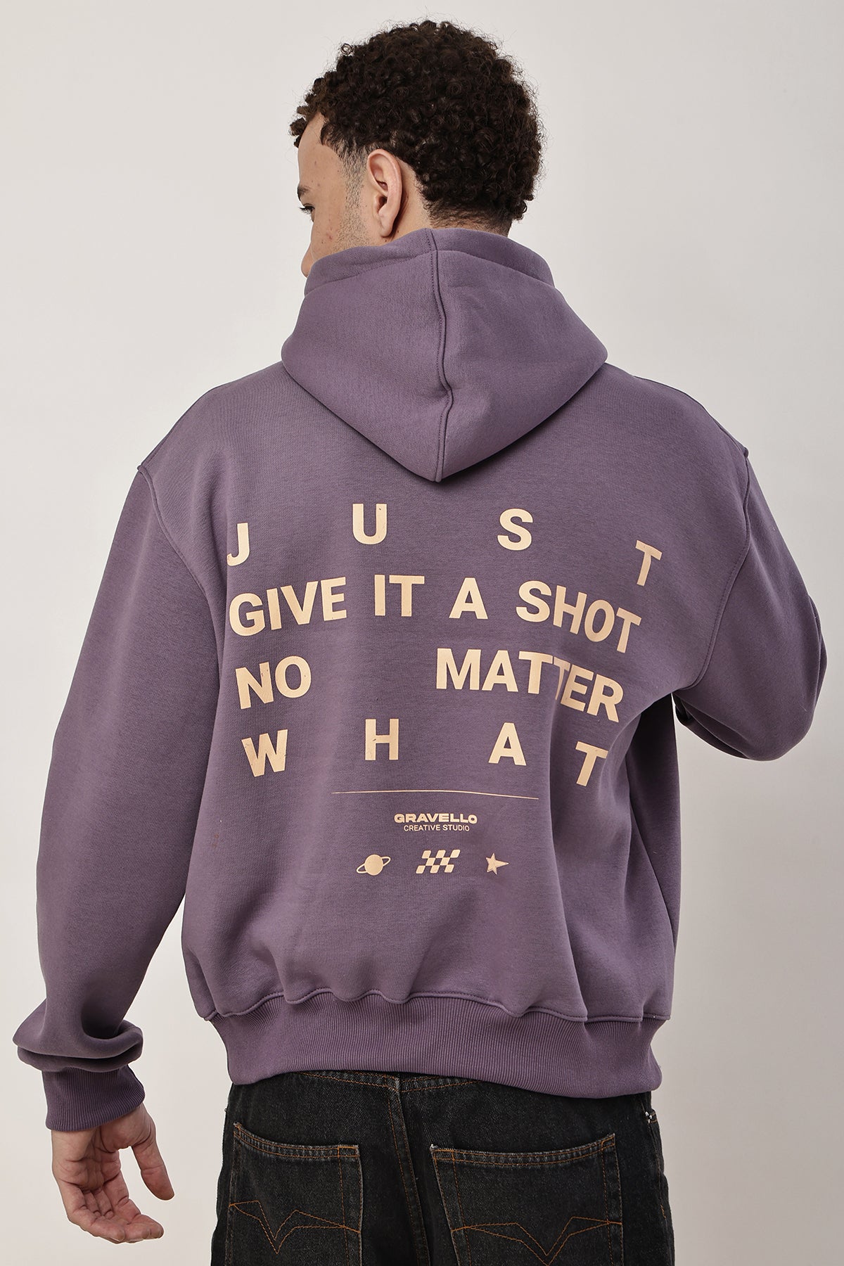 NO MATTER WHAT Oversized MENS Hoodie