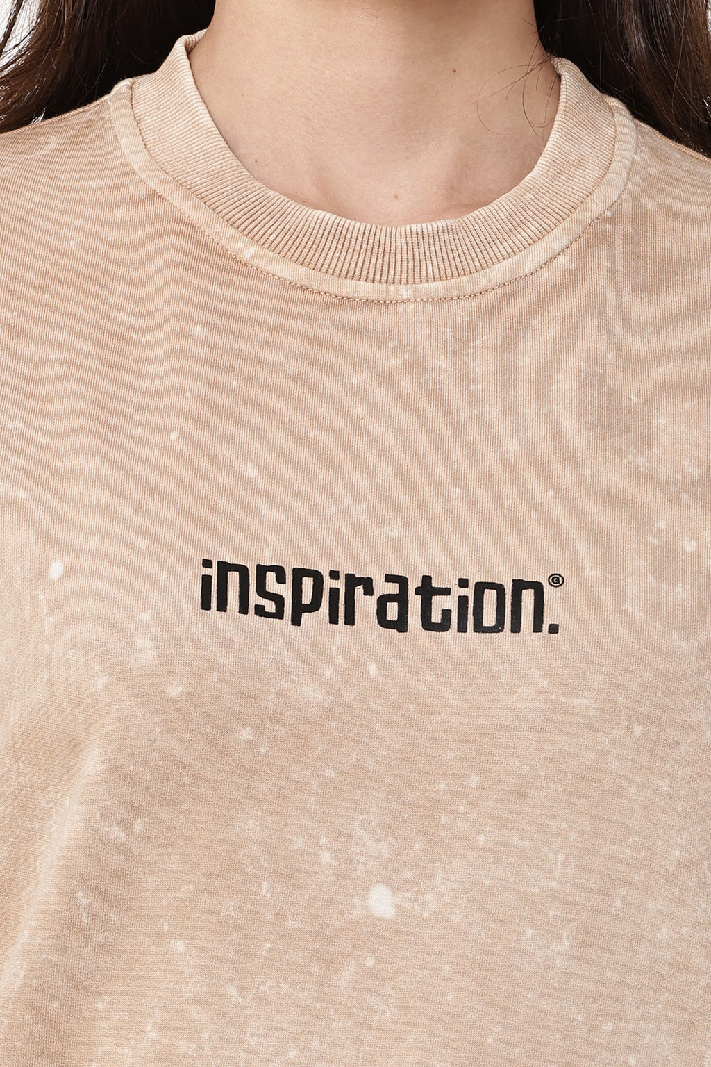 INSPIRATION Washed Oversized T-Shirt