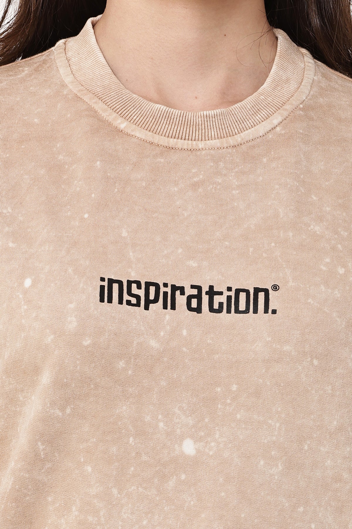 INSPIRATION Washed Oversized T-Shirt
