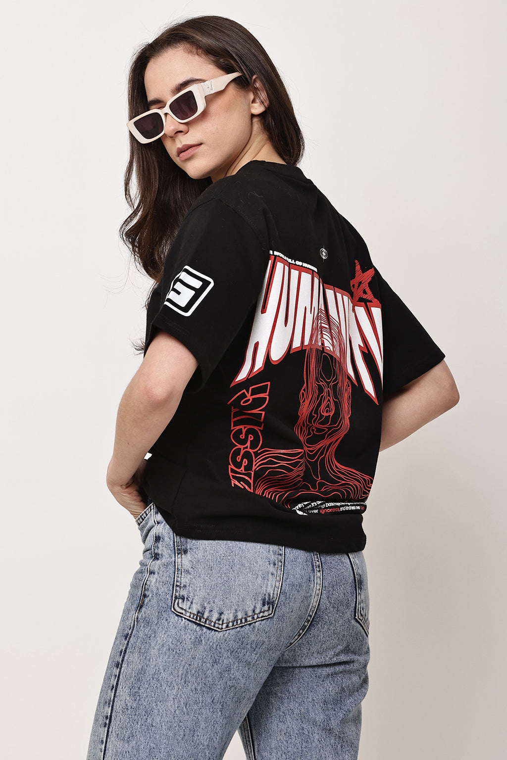 HUMANITY Oversized WOMENS T-Shirt - GRAVELLO