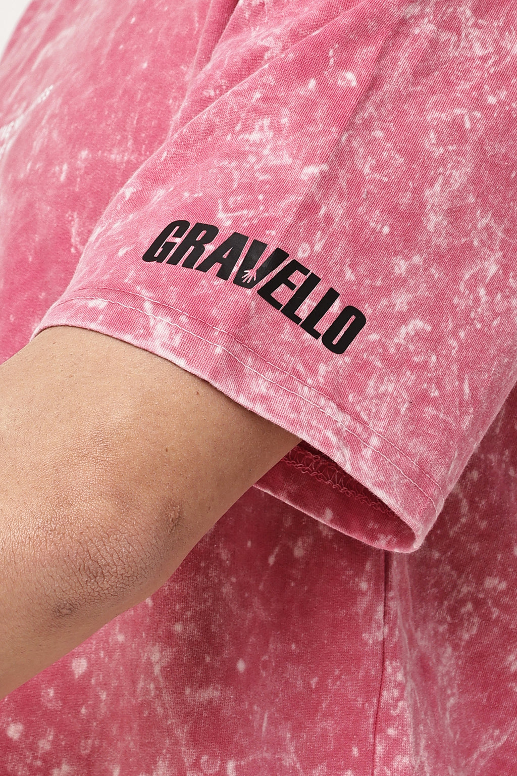 BUTTERFLY Stone Washed MENS Oversized T-Shirt - GRAVELLO