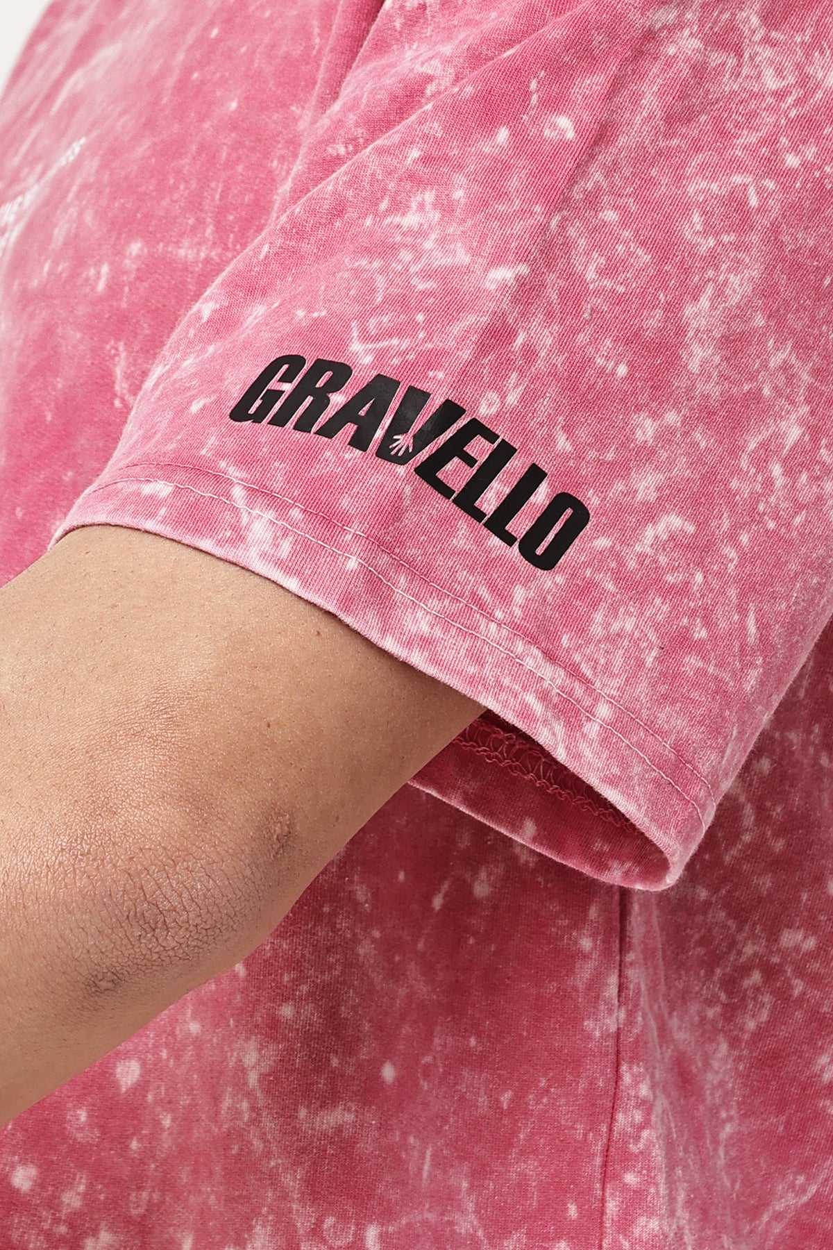 BUTTERFLY Stone Washed MENS Oversized T-Shirt - GRAVELLO