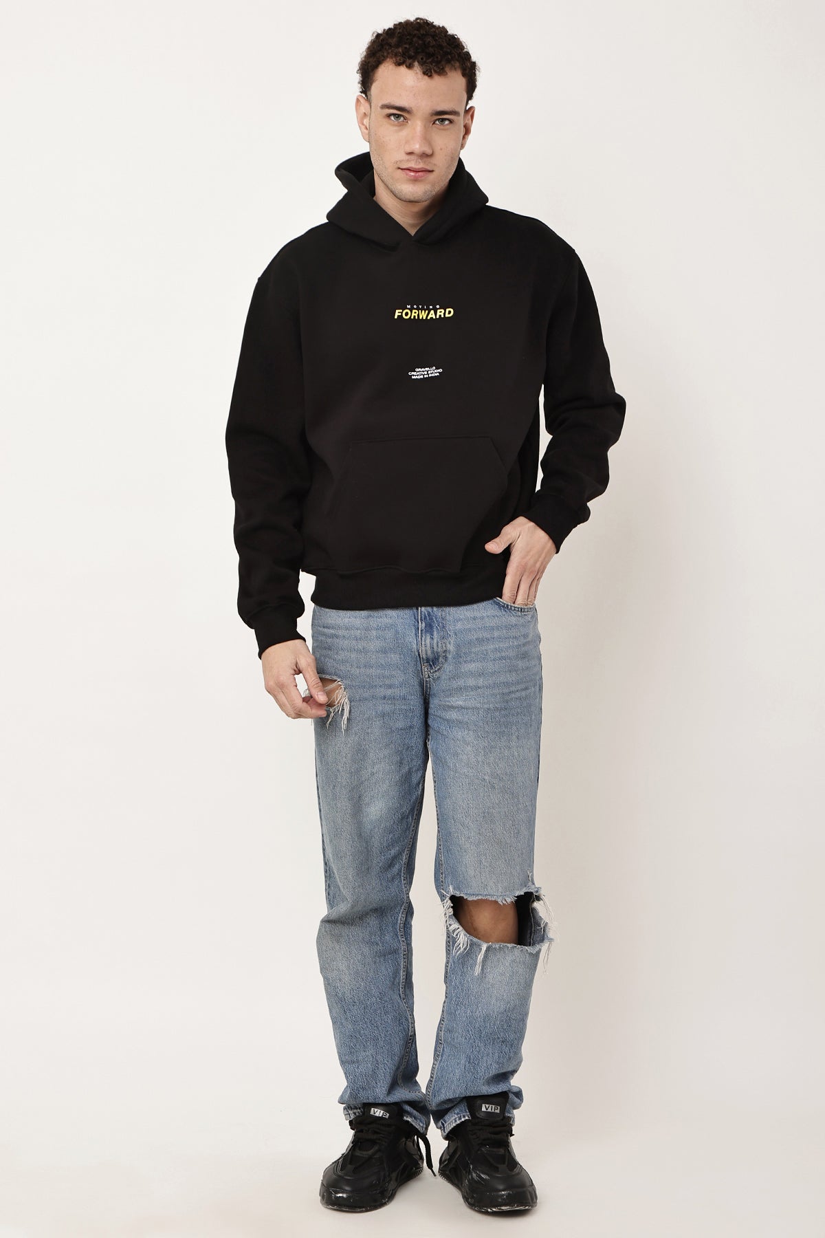 MOVING FORWARD Oversized MENS Hoodie