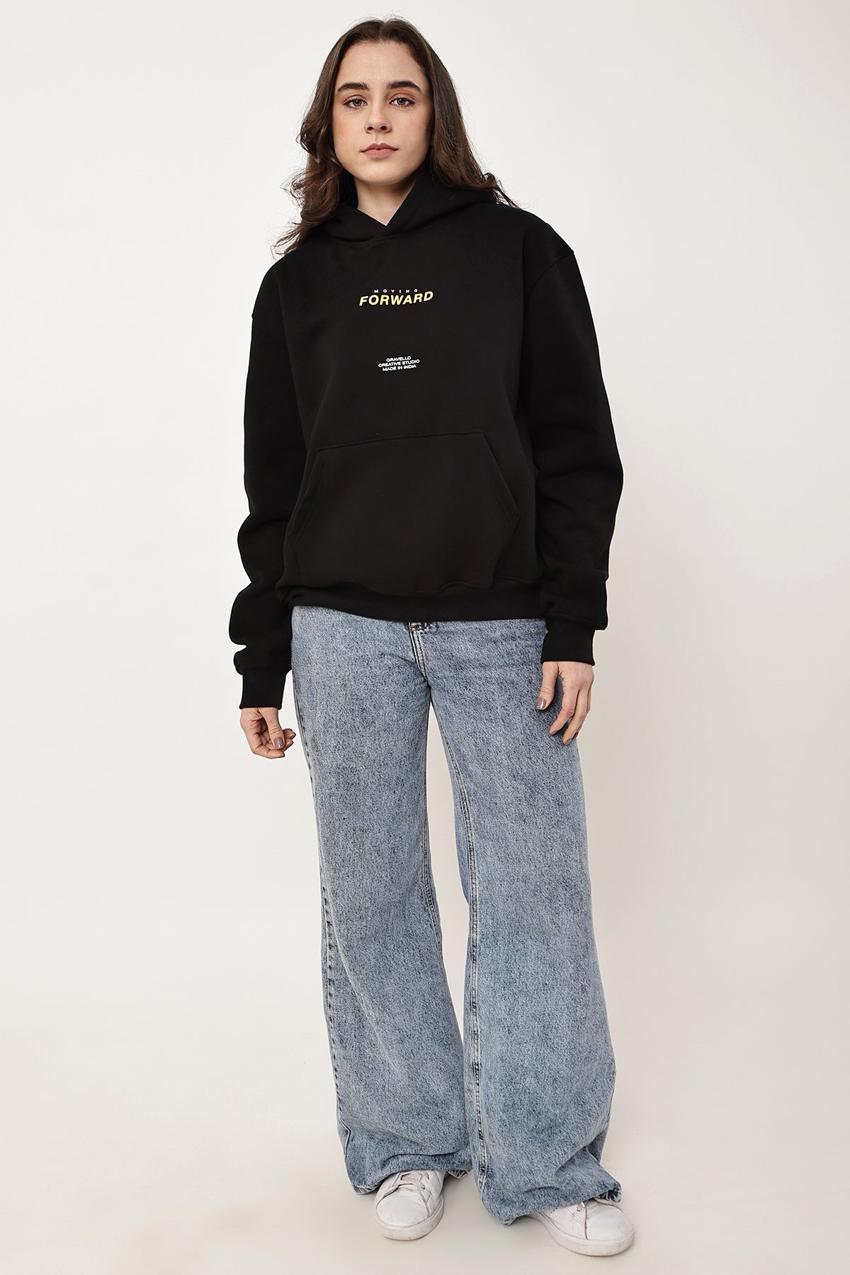 MOVING FORWARD Oversized WOMENS Hoodie