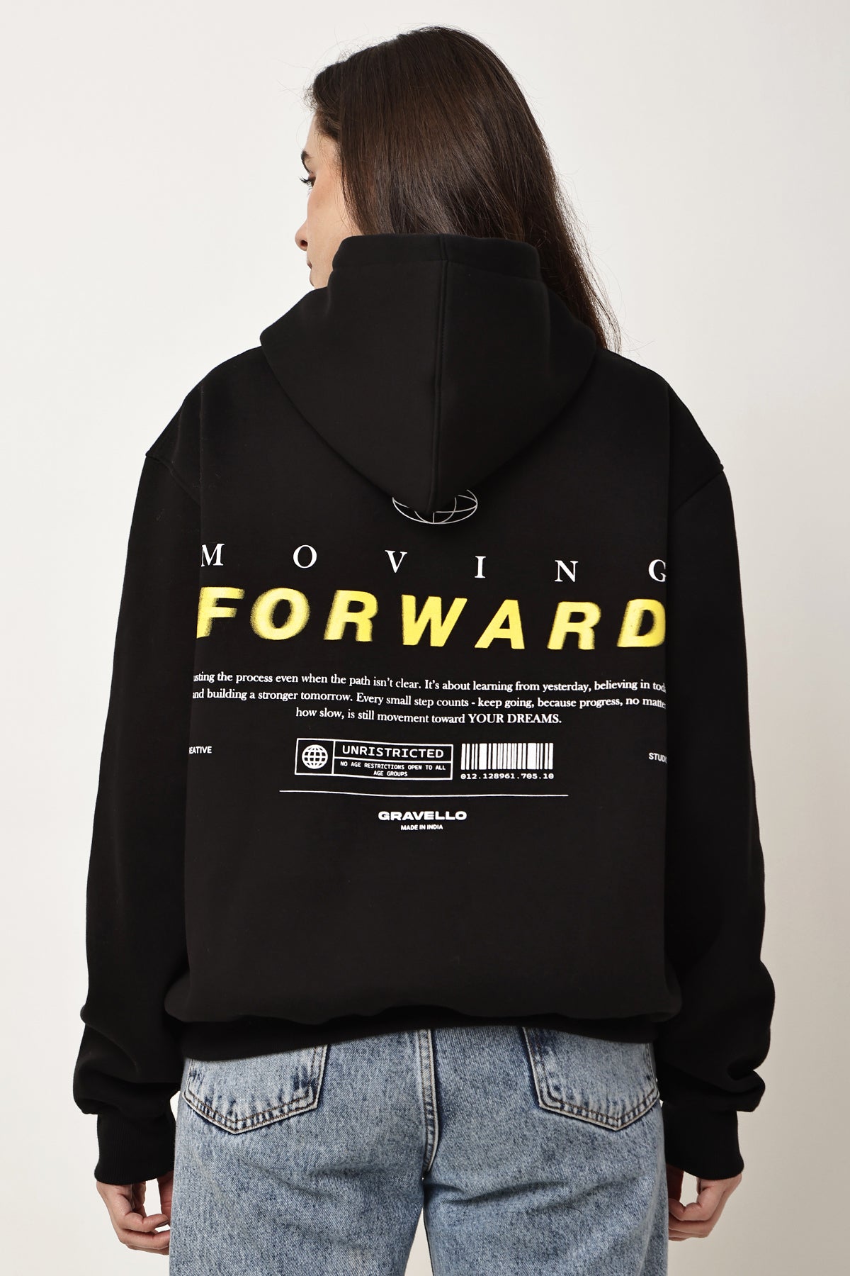 MOVING FORWARD Oversized Hoodie