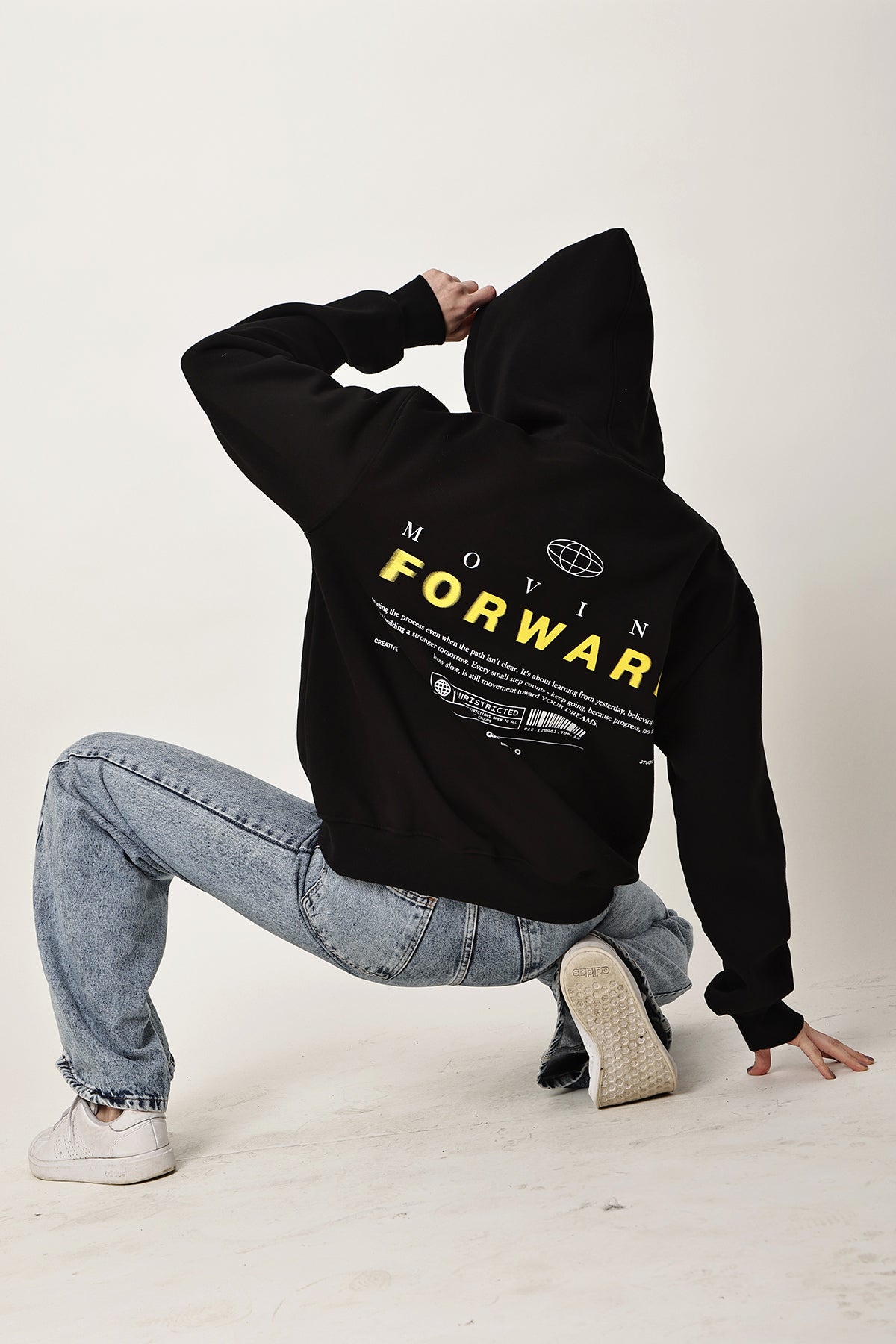 MOVING FORWARD Oversized WOMENS Hoodie