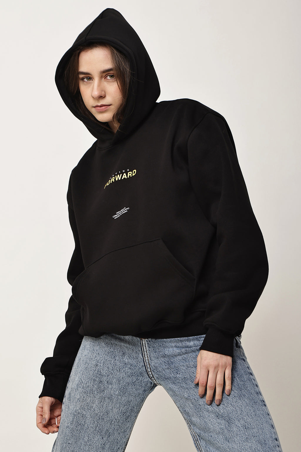 MOVING FORWARD Oversized WOMENS Hoodie
