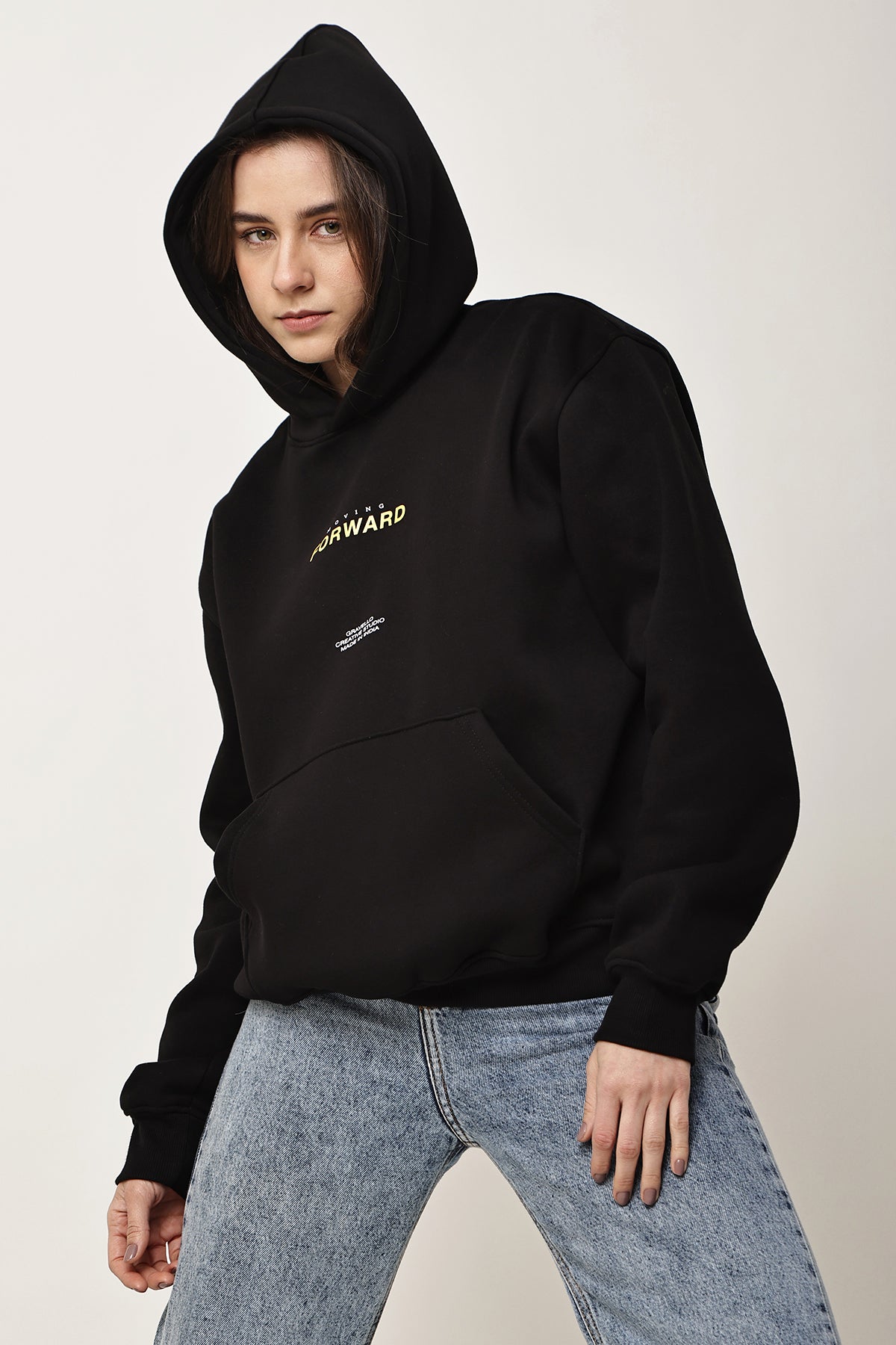 MOVING FORWARD Oversized WOMENS Hoodie
