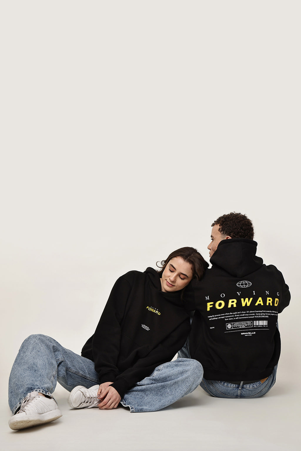 MOVING FORWARD Oversized Hoodie
