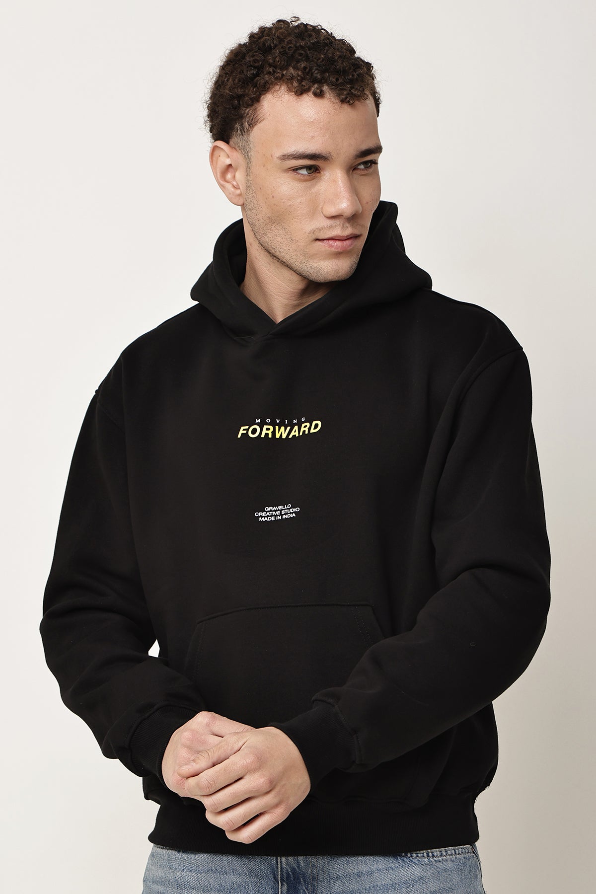 MOVING FORWARD Oversized MENS Hoodie