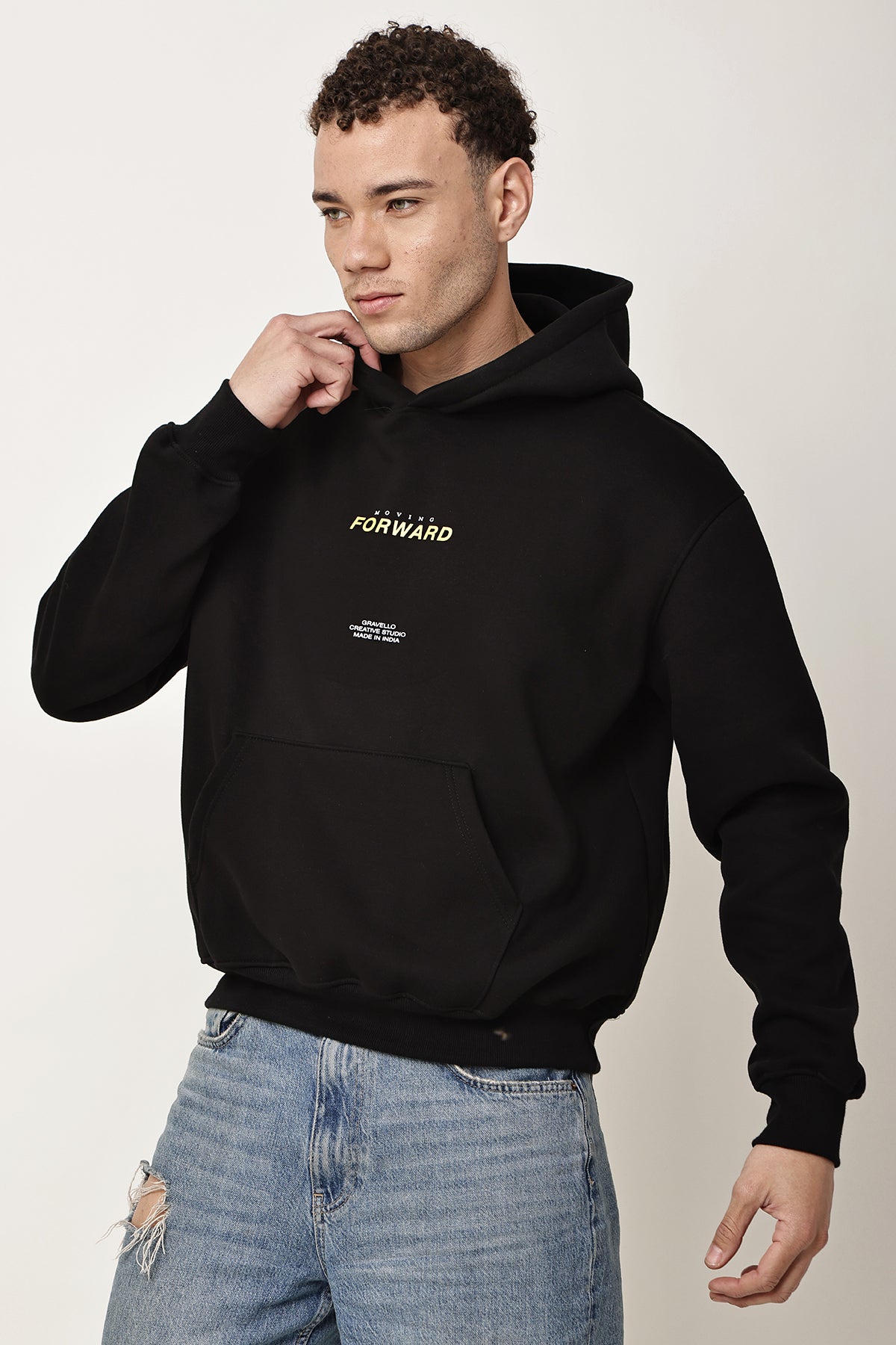 MOVING FORWARD Oversized MENS Hoodie