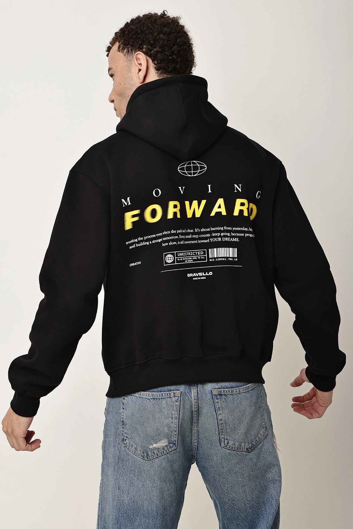 MOVING FORWARD Oversized MENS Hoodie